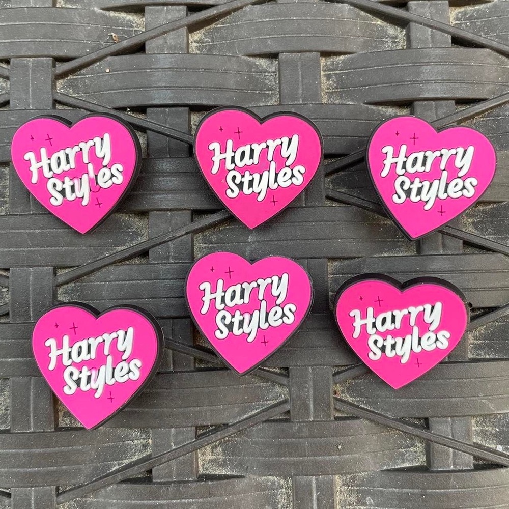 Harry Styles Heart Charms for Crocs Shoes